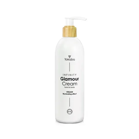 Yokaba Glamour Cream Rozświetlający Krem do Dłoni, Stóp i Ciała 250 ml