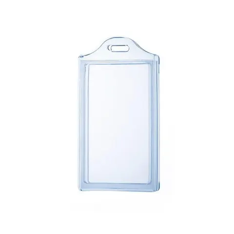 Etui na dwie karty PVC pionowe miękkie 2K-V niebieskie transparentne ARGO /601295/