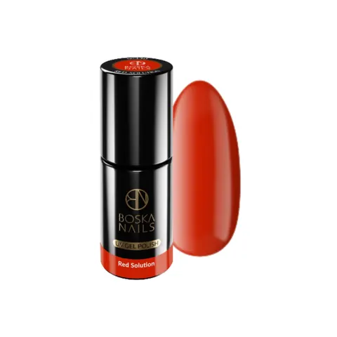 Boska Nails 330 Red Solution Lakier Hybrydowy 6 ml
