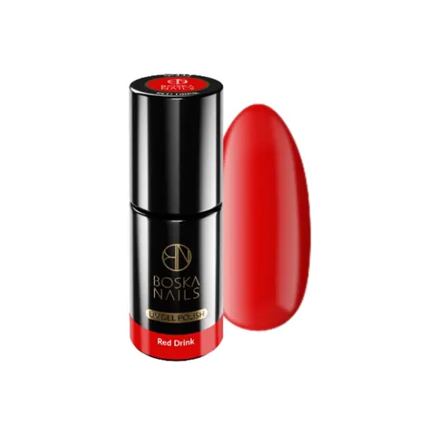 Boska Nails 332 Red Drink Lakier Hybrydowy 6 ml
