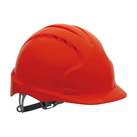 Hełm ochronny JSP EVO2 z tworzywa HDPE KAS-EVO2 czerwony