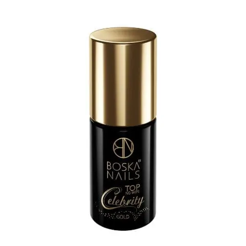 Boska Nails Top Hybrydowy Celebrity Gold 6ml