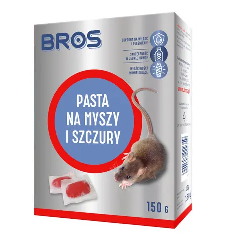 BROS Pasta na myszy i szczury, 150 g