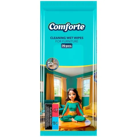 Chusteczki nawilżane do mebli COMFORTE 70szt.