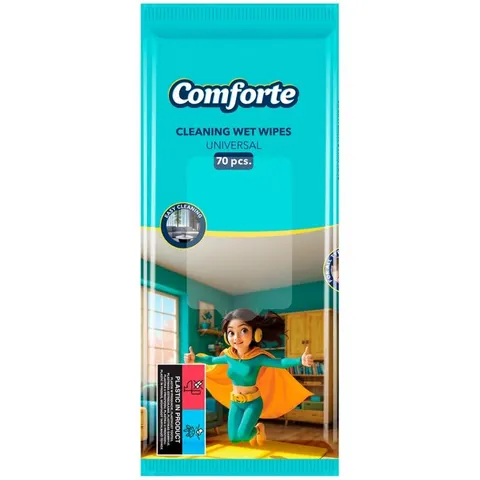 Chusteczki nawilżane uniwerslane COMFORTE 70szt.