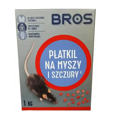 BROS Płatki na myszy i szczury, 1 kg