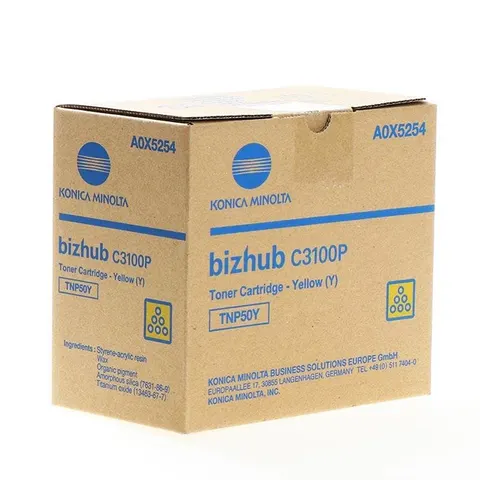 Toner KONICA MINOLTA TNP50Y A0X5254 YELLOW OEM