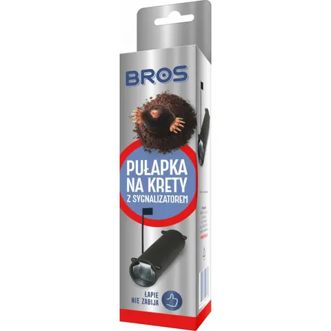 BROS Pułapka na krety Z SYGNALIZATOREM, 1 szt