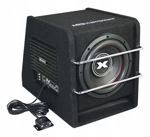 Subwoofer Excursion aktywna TUBA samochodowa głośnik 20cm wzmacniacz 600W