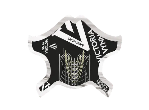 Szablony Victoria Vynn Nail Forms formy/szablony Czarne 400 szt.