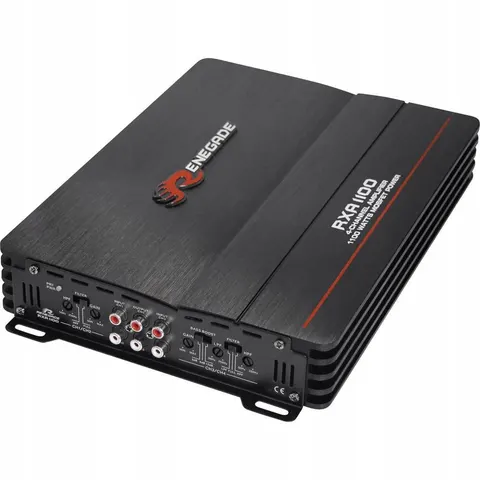 WZMACNIACZ samochodowy Renegade RXA1100 4 kanałowy 600W od 2 ohm