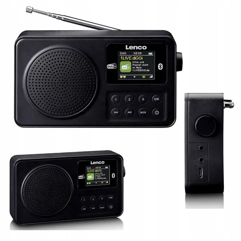 Radio PRZENOŚNE cyfrowe DAB+ FM akumulator do 10 godzin pracy BLUETOOTH