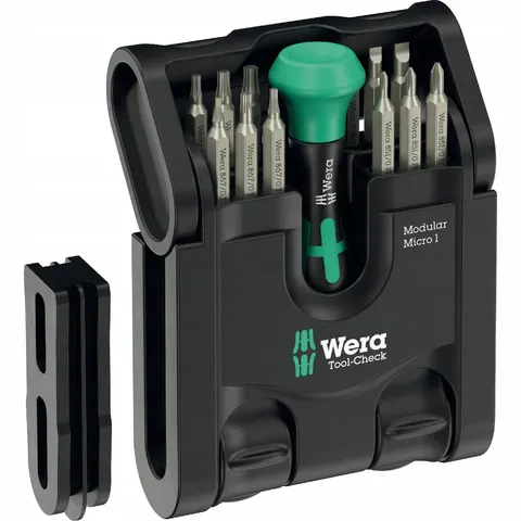 Zestaw BITÓW narzędzi WERA BITY Philips Pozidriv TORX rękojeść Modular