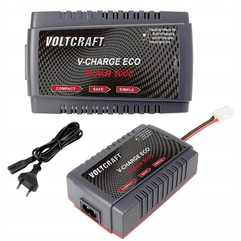Ładowarka MODELARSKA do akumulatorów NiMH NiCd 25W 2A Plug & Play VOLTCRAFT