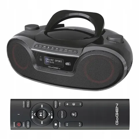 Boombox na płyty CD Bluetooth USB SD MP3 radio FM DAB+ GoGEN pilot