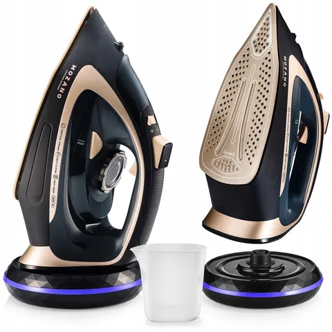 Żelazko bezprzewodowe parowe Mozano Ultimate Smooth 2600 W ceramiczna stopa