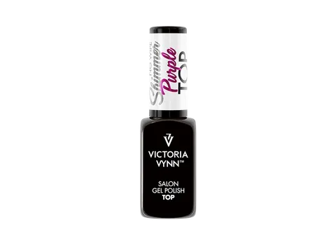 Victoria Vynn Top Hybrydowy Shimmer Purple No Wipe 8ml