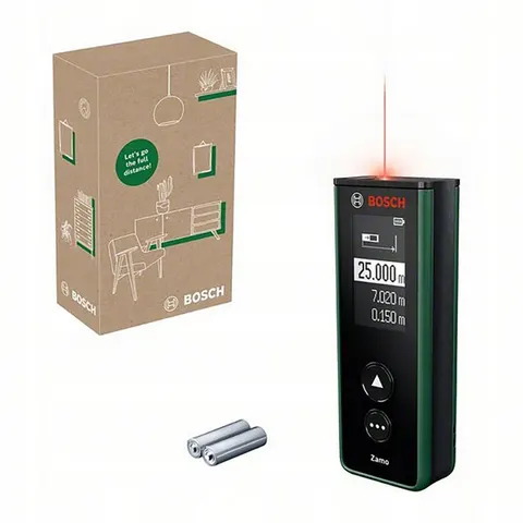 Dalmierz laserowy MIERNIK ODLEGŁOŚCI do 25 metrów Bosch USB-C