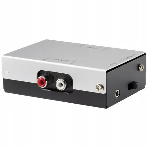 Przedwzmacniacz stereofoniczny RCA cinch 34 dB SpeaKa Professional