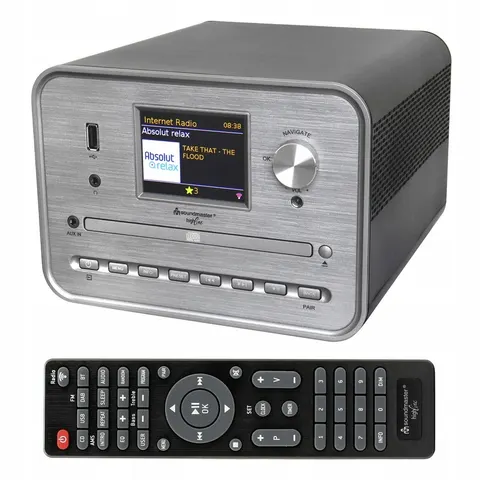 Radio internetowe DAB+ tuner FM WiFi Bluetooth MP3 USB wieża odtwarzacz CD