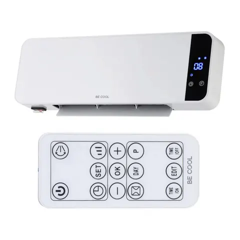 Kurtyna powietrzna grzejnik wentylator 2000W 3 tryby pilot termostat LED