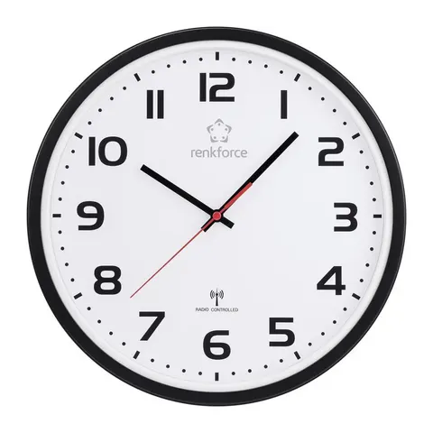 Zegar ścienny sterowany radiowo DCF77 32cm