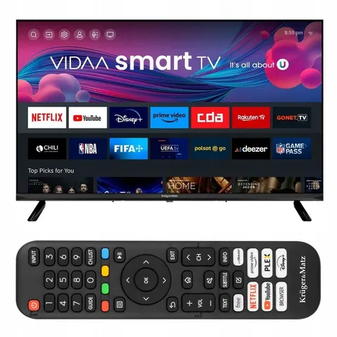 Telewizor smart tv VIDAA WiFi 32'' HD Ci+ aplikacje Youtube Prime Netflix