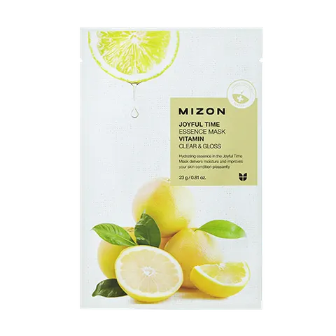 MIZON Rozświetlająca maska w płacie z witaminami Joyful Time Essence Mask Vitamin 23g