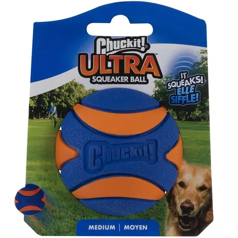 Piłka Ultra Squeaker Chuckit! M