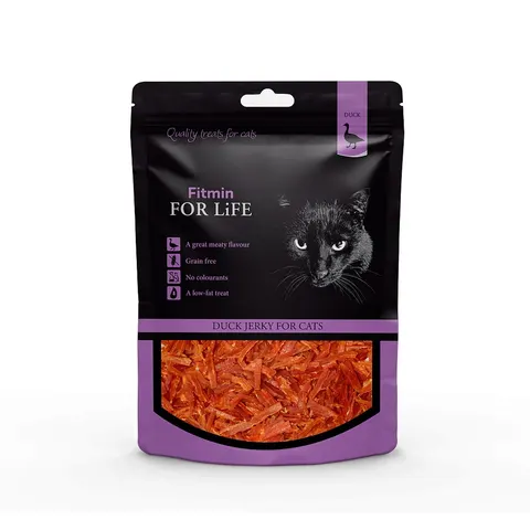 FITMIN FOR LIFE Dog&Cat Duck Jerky 70G (kaczka)