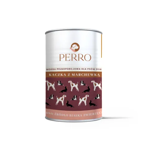 PERRO Kaczka z marchewką 400g