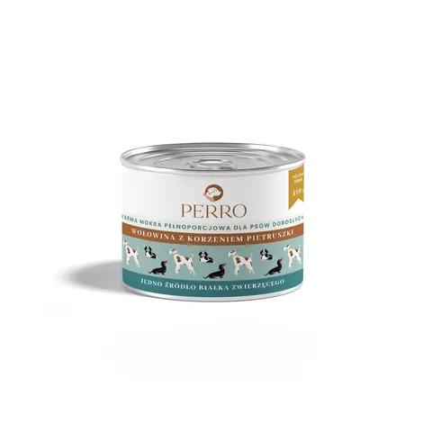 PERRO Wołowina z korzeniem pietruszki 410g