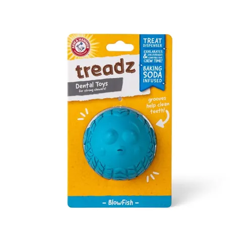 SUPER TREADZ BLOWFISH Dentystyczna Piłka w kształcie ryby
