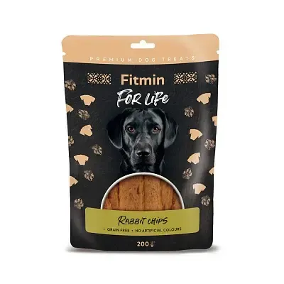 FITMIN FOR LIFE Treat Rabbit Chips Królik 200g