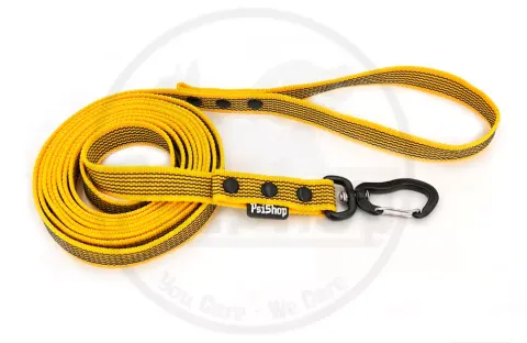 Smycz PsiShop Extra Grip Żółta