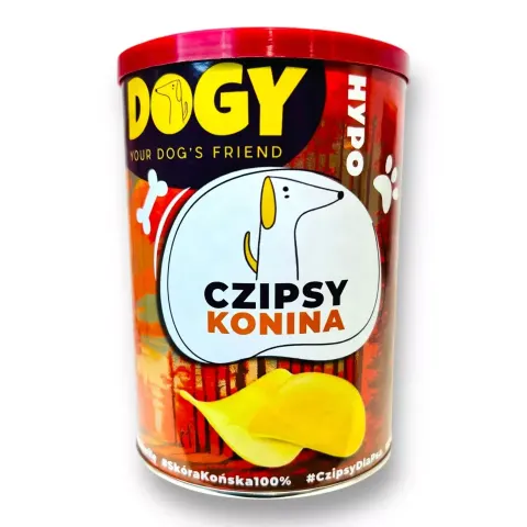 DOGY Czipsy z Koniny przekąska dla psa 75g