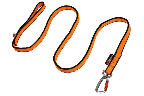 BUNGEE LEASH - Smycz amortyzowana 2,8 m / 23 mm - canicross - pomarańczowa