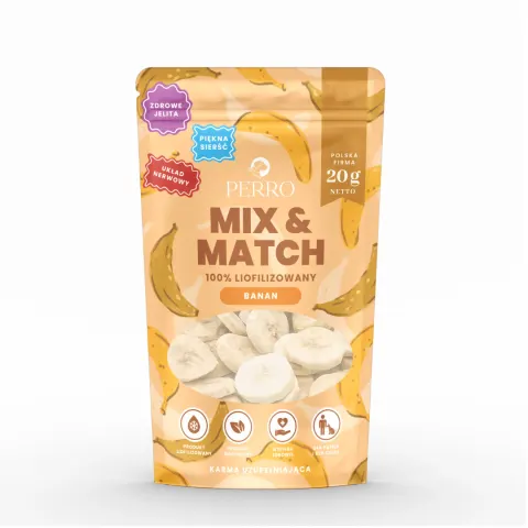 Perro Mix & Match Liofilizowany Banan 20 g