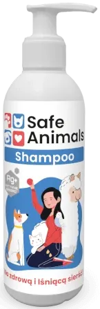 SAFE ANIMALS Shampoo 250 ml - szampon z aktywnym srebrem