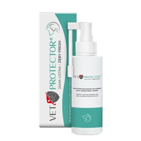JM SANTE VET Protector Jama ustna - zęby fresh 100 ml