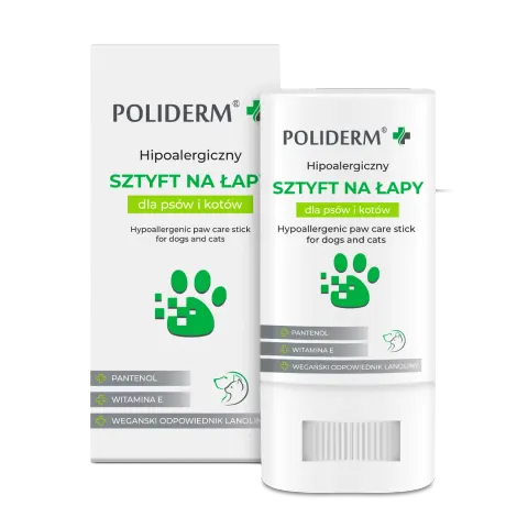 JM SANTE Poliderm Hipoalergiczny Sztyft na łapy 14,5g