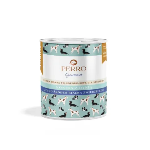 Perro Gourmet Konina z dynią 800g Puppy / Junior