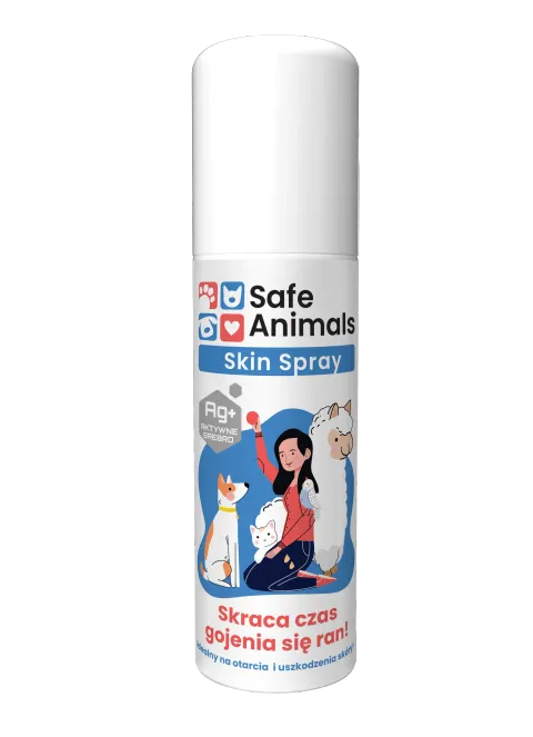SAFE ANIMALS Skin Spray 50 ml - spray z aktywnym srebrem