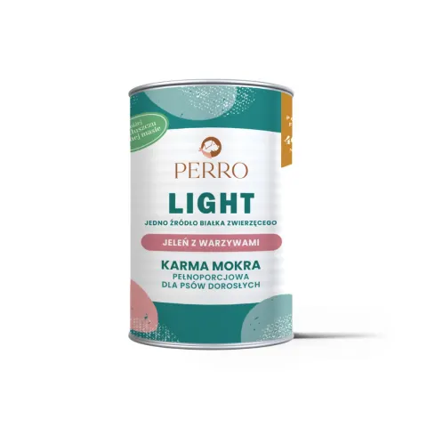 Perro Light Jeleń z warzywami 400g