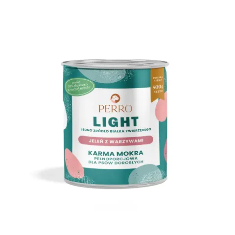 Perro Light Jeleń z warzywami 800g