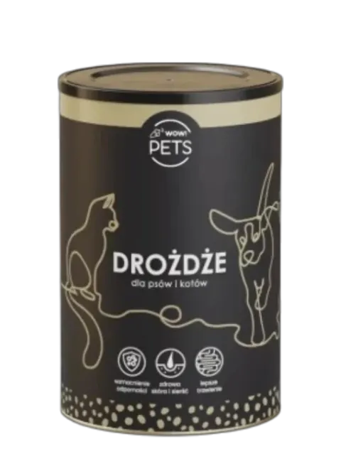 WOW!Pets Drożdże browarnicze 220g