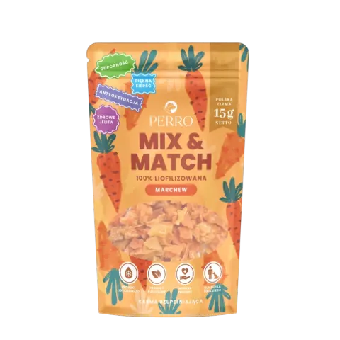 Perro Mix & Match Liofilizowana Marchewka 15g