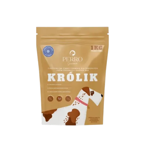 Perro Gourmet Karma tłoczona na zimno Królik 1kg