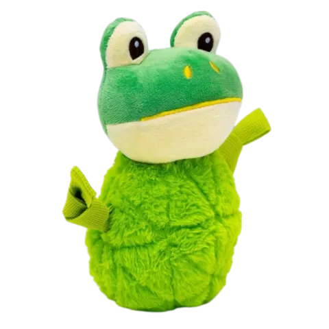 BUBA Frogi rechocząca i szeleszcąca pluszowa żaba 23 cm