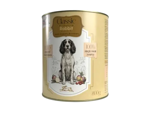 Syta Micha Classic Królik z brukwią 800g